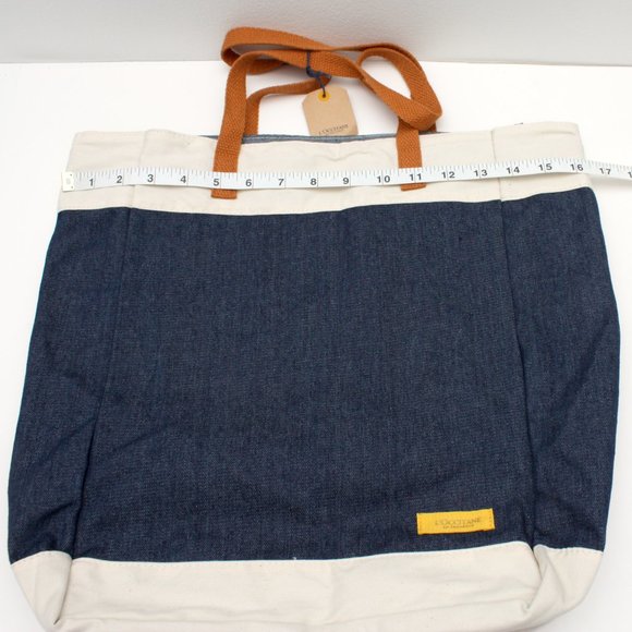 L'Occitane En Provence Travel Tote Bag Denim Design Edition - Picture 4 of 5